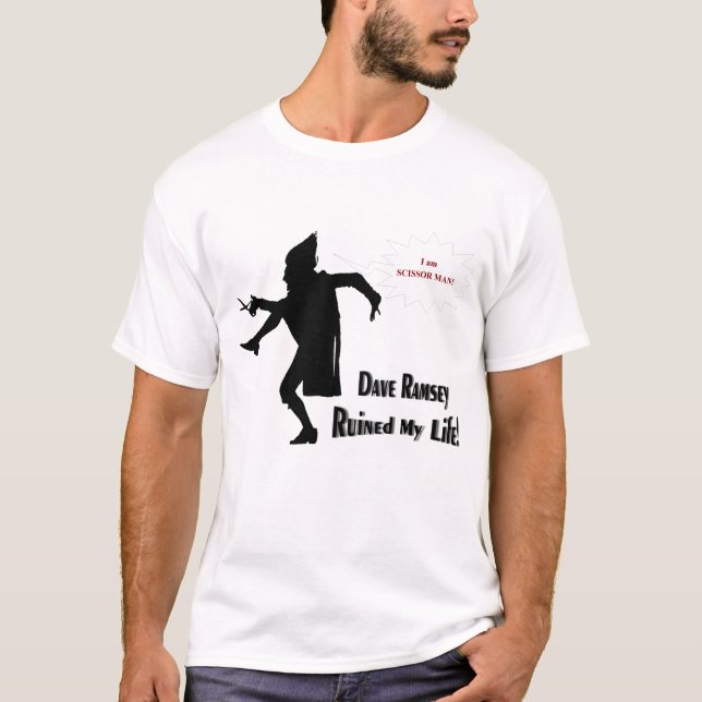 Camiseta Dave Ramsey Scissors al hombre (Anverso)