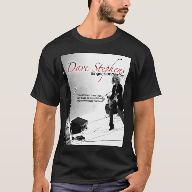 Camiseta Dave Stephens - cantante/compositor (Anverso)