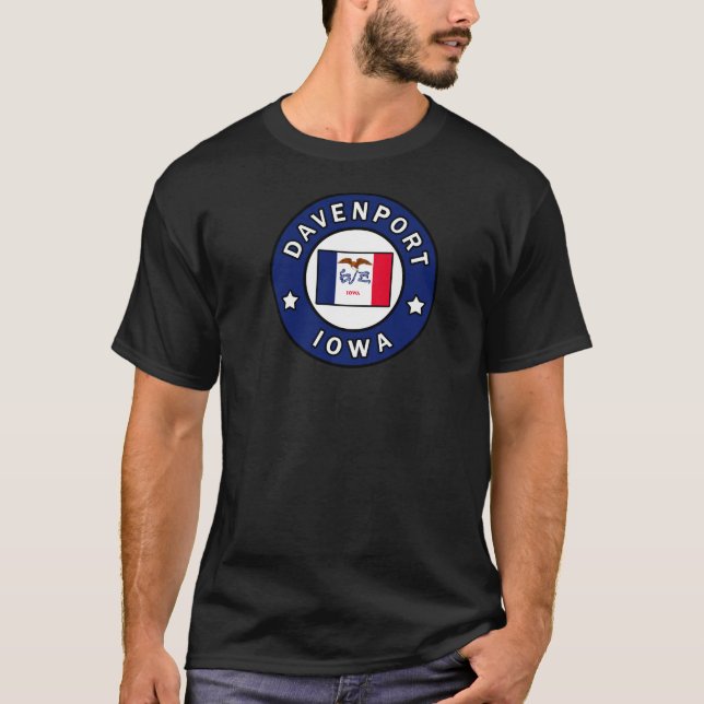 Camiseta Davenport Iowa (Anverso)