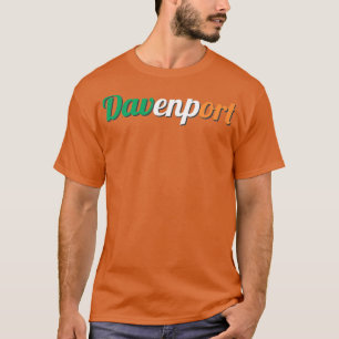 Camiseta Davenport, Iowa Ireland Flag Irish St