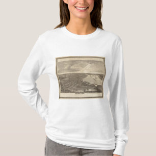 Camiseta Davenport, Iowa, según lo visto del oeste del sur
