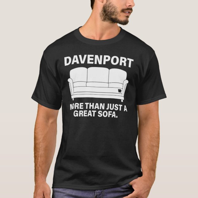 Camiseta Davenport más que un gran Sofá (Anverso)