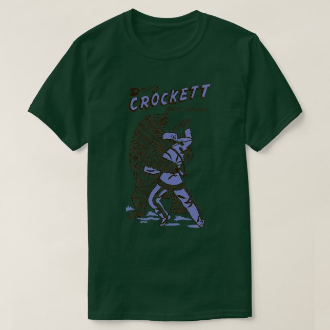 Camiseta Davey Crockett (Diseño del anverso)