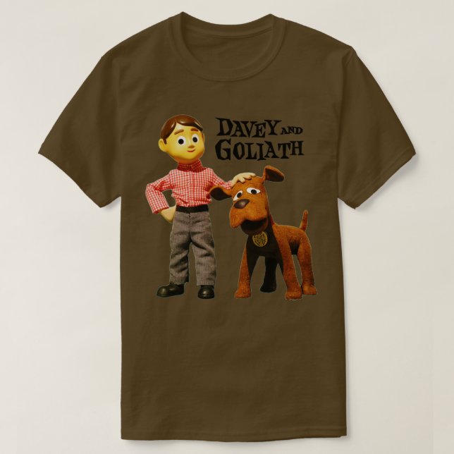 Camiseta Davey y Goliat (Diseño del anverso)