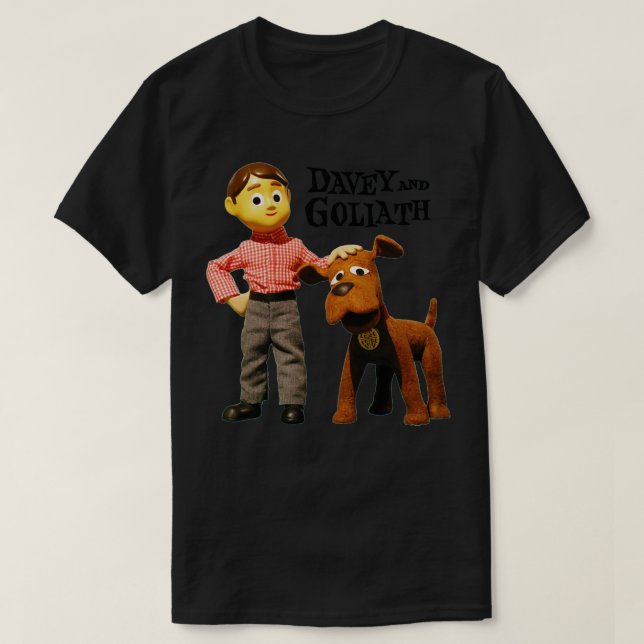 Camiseta Davey y Goliat (Diseño del anverso)