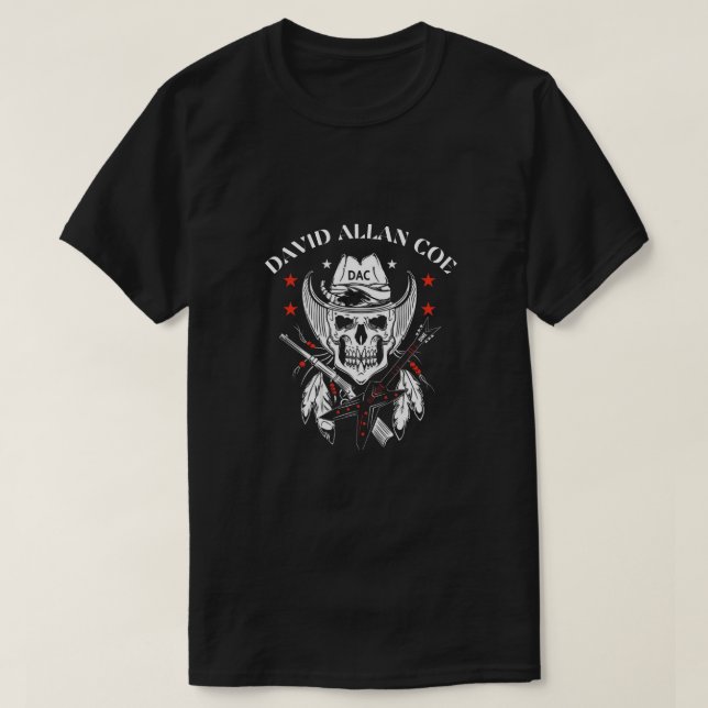 Camiseta David Allan Coe (Diseño del anverso)