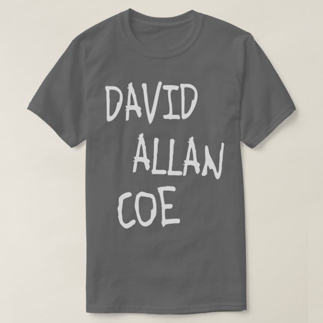 Camiseta David Allan Coe Mysteria Diamante de imitación Tri (Diseño del anverso)