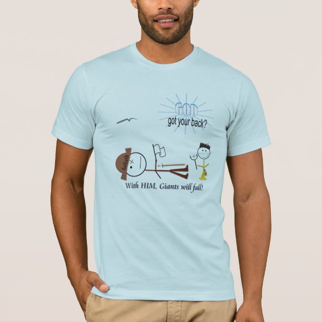 Camiseta David and Goliath (Anverso)