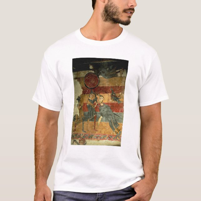 Camiseta David and Goliath, escuela catalana (Anverso)