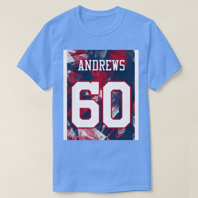 CAMISETA DAVID ANDREWS (Diseño del anverso)