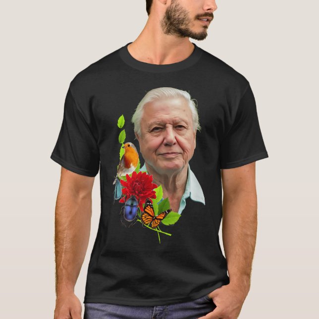 Camiseta David Attenborough (Anverso)