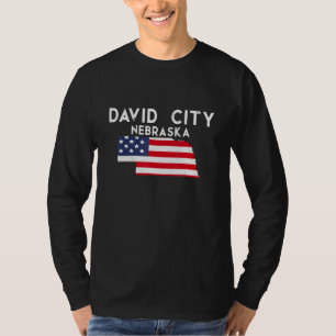 Camiseta David City Nebraska Estados Unidos América Viaje N