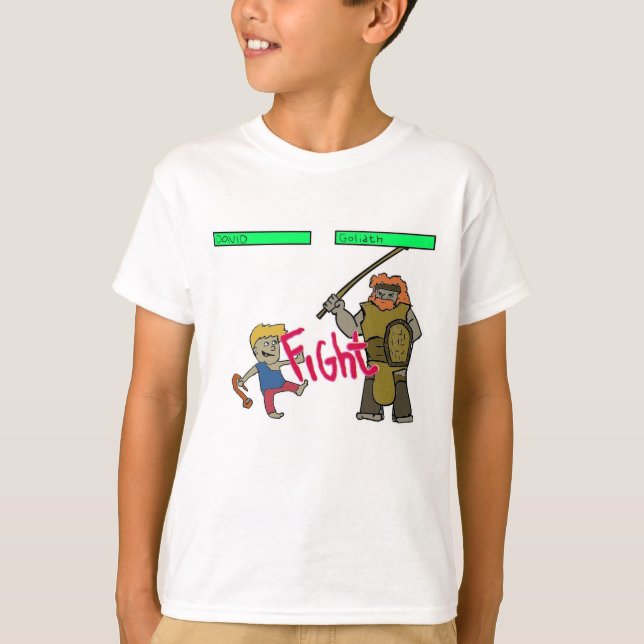 Camiseta David contra Goliat (Anverso)
