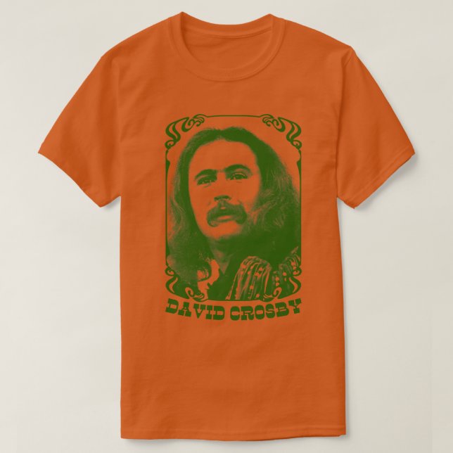 Camiseta David Crosby Retro Fan Design (Diseño del anverso)