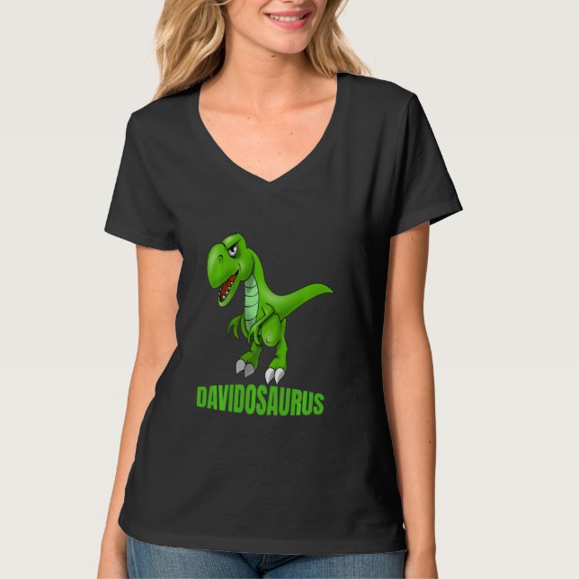 Camiseta David Davidosaurus Guay Dinosaur Kid Tee (Anverso)
