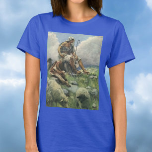 Camiseta David el Pastor por Copping, Religión Vintage
