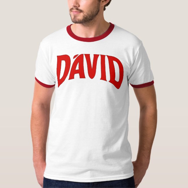 Camiseta David Flash (Anverso)