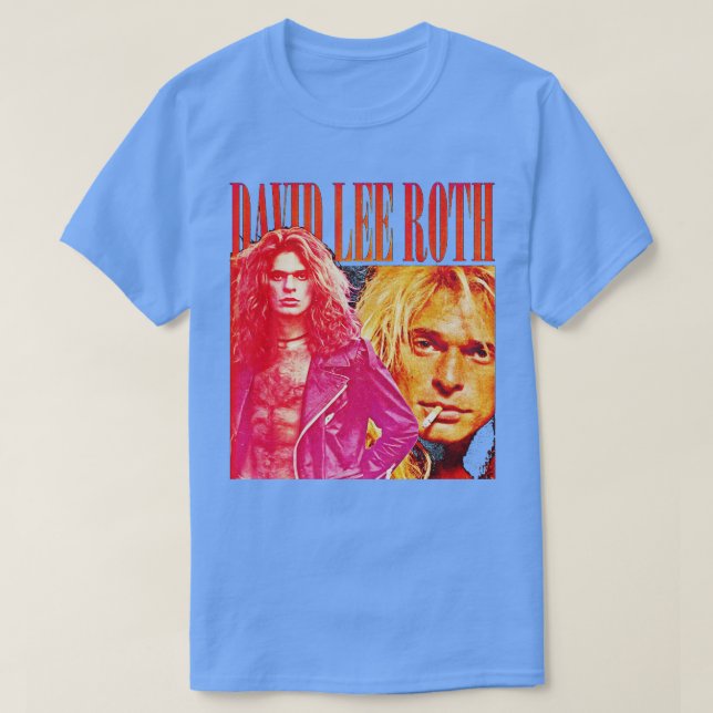 Camiseta David Lee Roth TShirt (Diseño del anverso)