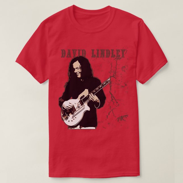 Camiseta David Lindley Brown vintage (Diseño del anverso)