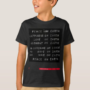 Camiseta DAVID LYNCH PEACE ON Earth