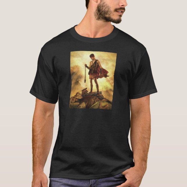 Camiseta David mata a Goliat (Anverso)