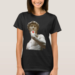 Camiseta David Michelangelo Fastfood Parody Cola Mamáes de 