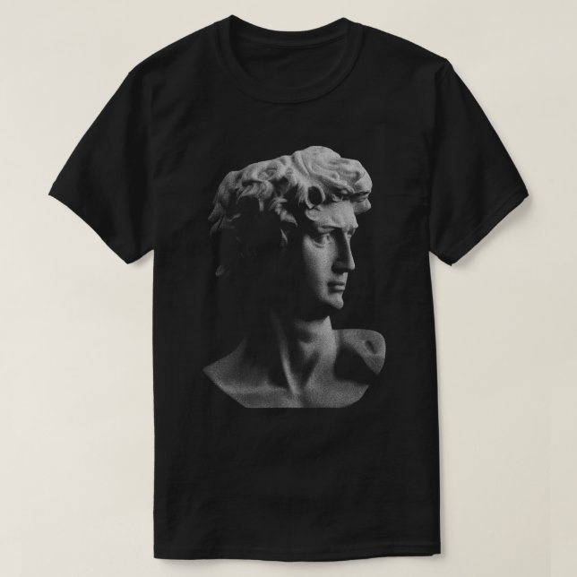 Camiseta David Michelangelo Roman Head Design  (Diseño del anverso)
