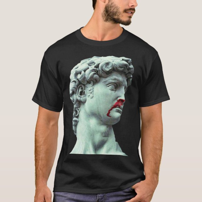 Camiseta David Michelangelo Statue Men s (Anverso)