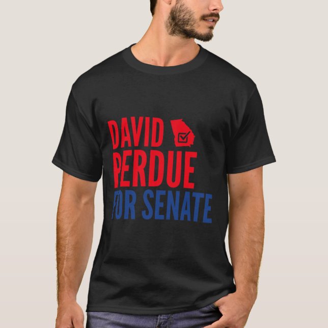 Camiseta David Perdue Para Senado Elección 2020 (Anverso)