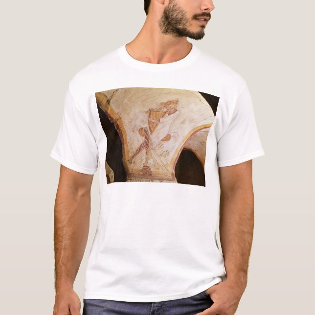 Camiseta David que juega en la arpa (Anverso)