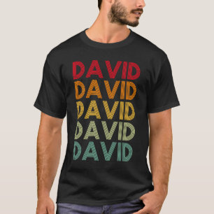 Camiseta David Retro Nombre Humor Nickname