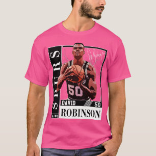 Camiseta David Robinson Basketball Signature Retro Vintage