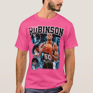 Camiseta David Robinson Basketball Signature Retro Vintage