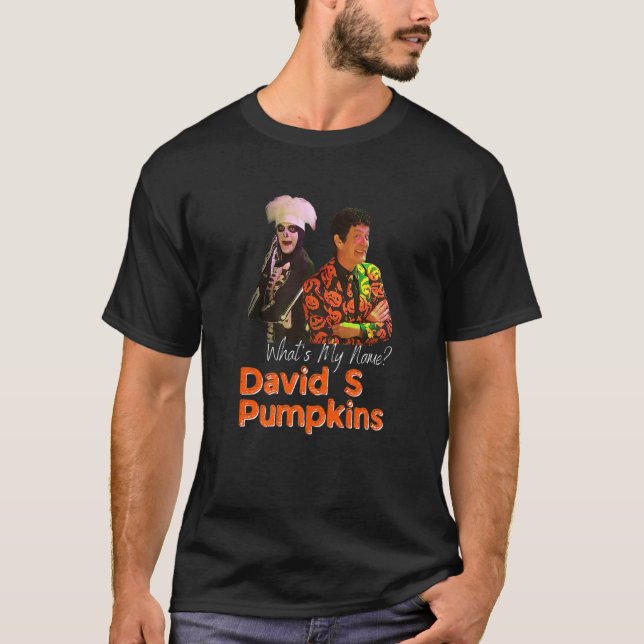 Camiseta David S Pumpkins Skeleton Skit Men Clothing Spell (Anverso)