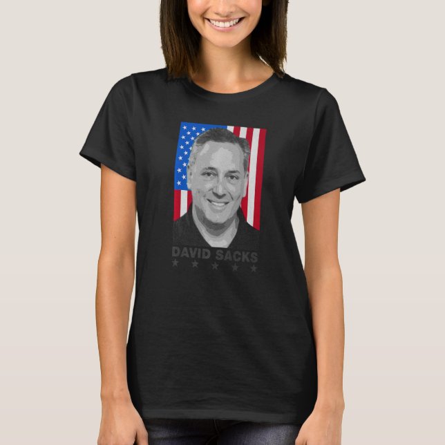 Camiseta David Sacks All In Podcast Co Host Investor Usa F (Anverso)