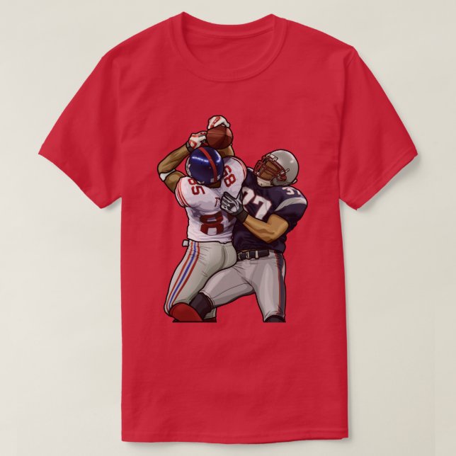 Camiseta David Tyree Helmet Catch (Diseño del anverso)