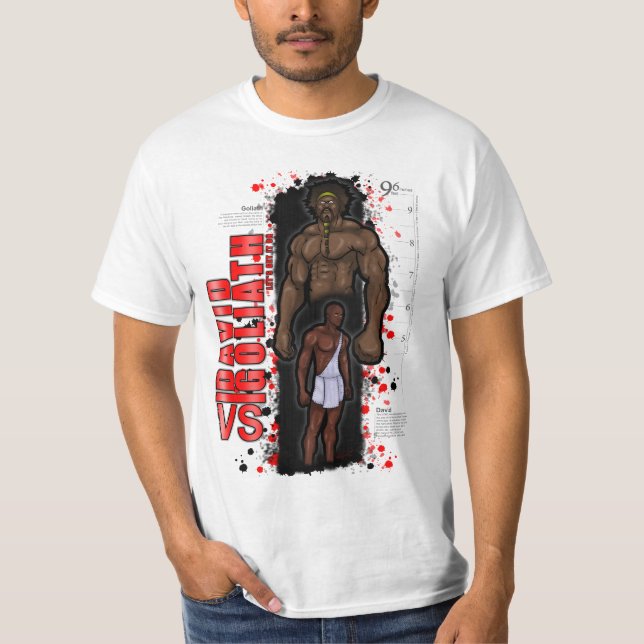 Camiseta David vs. Goliat (Anverso)