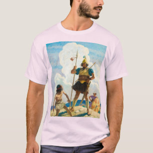 Camiseta David y Goliat, 1940 de Newell Convers Wyeth