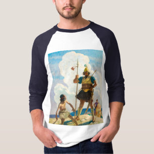 Camiseta David y Goliat, 1940 de Newell Convers Wyeth