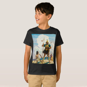 Camiseta David y Goliat, 1940 de Newell Convers Wyeth
