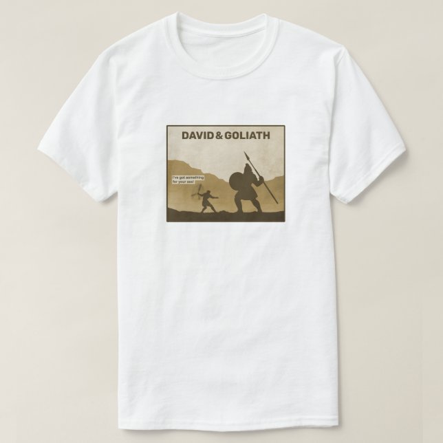 Camiseta David Y Goliath T-Shirt (Diseño del anverso)