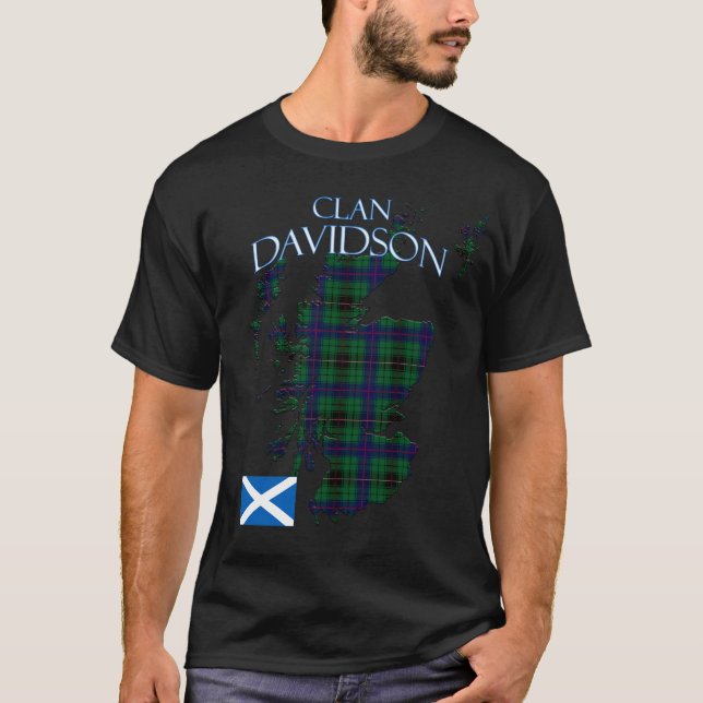 Camiseta Davidson Scottish Clan Tartan Scotland (Anverso)