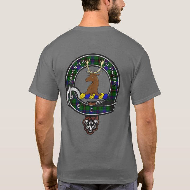 Camiseta Davidson Tartan Clan Badge T-Shirt (Reverso)