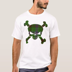 Camiseta Davidson Tartan Skull No Banner Shirt