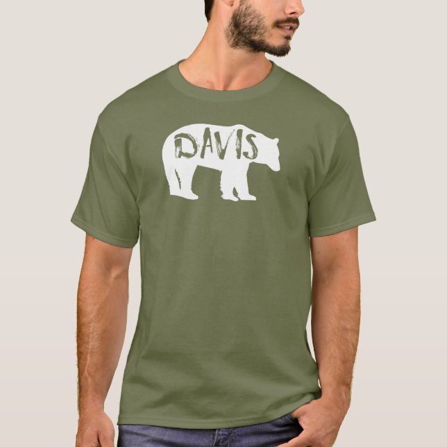 Camiseta Davis West Virginia Bear (Anverso)