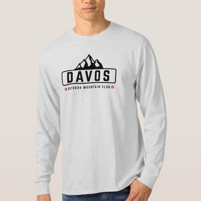 Camiseta Davos Suiza al aire libre (Anverso)