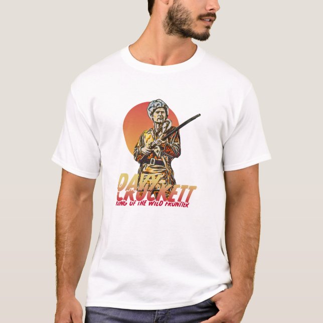 Camiseta Davy Crockett King of the Wild Frontier (Anverso)