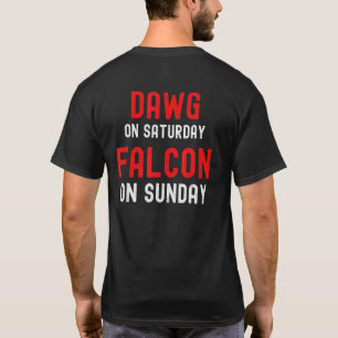 Camiseta Dawg El Sábado Falcon El       DomingoAtlantaDist