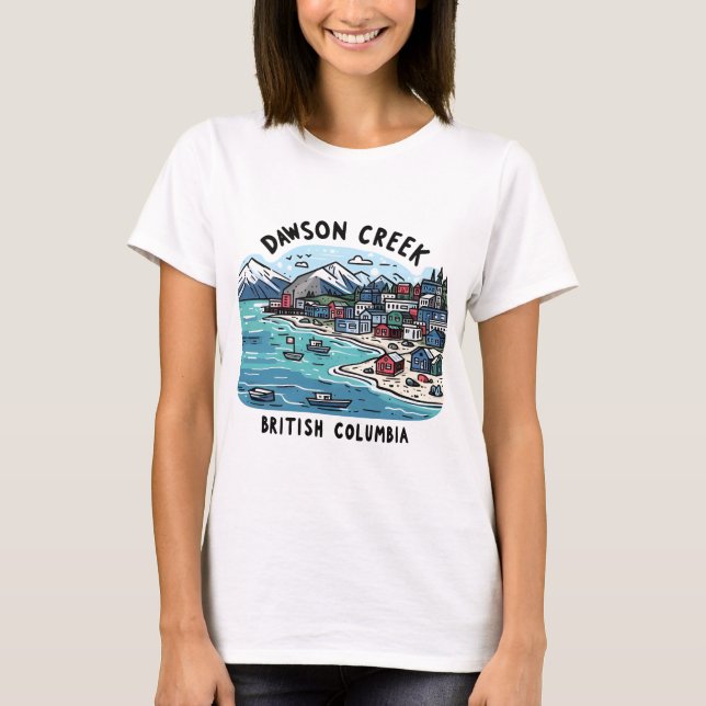 Camiseta Dawson Creek BC Canadá (Anverso)