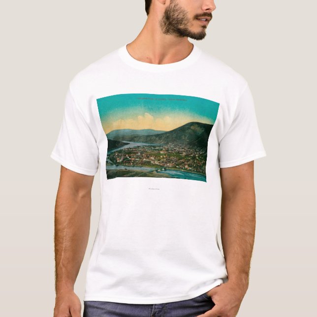 Camiseta Dawson, opinión de la ciudad del territorio de (Anverso)